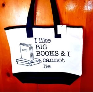 I Like Big Books & I Cannot Lie Funny Tote…